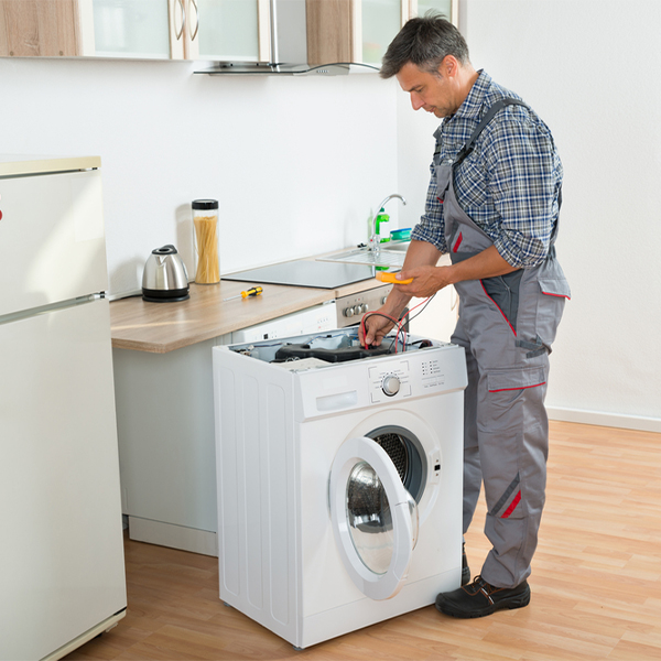 can you walk me through the steps of troubleshooting my washer issue in Camas